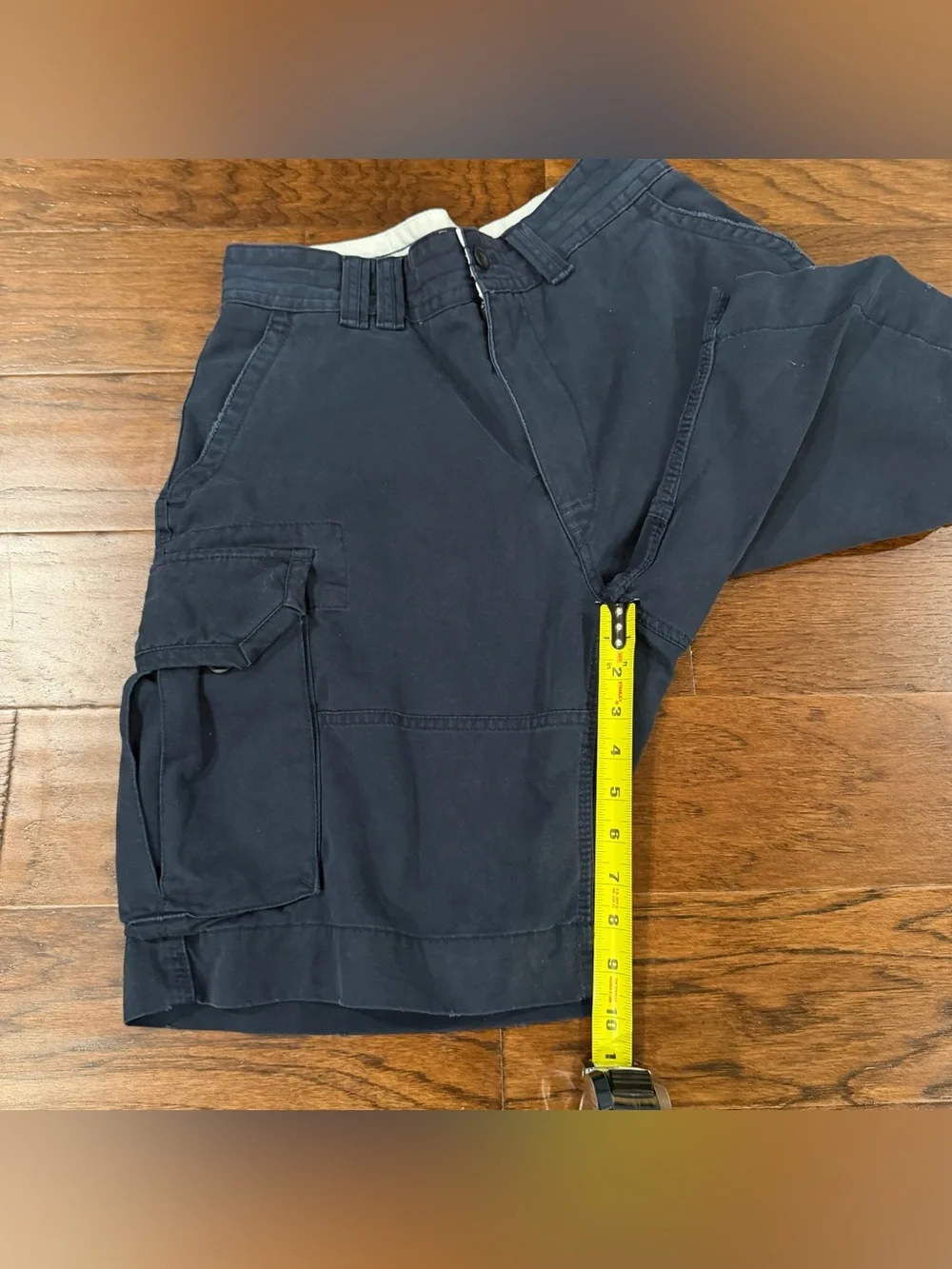Polo Ralph Lauren Cargo Shorts Men's 34x10 Navy Blue Classic Polo Chino Twill